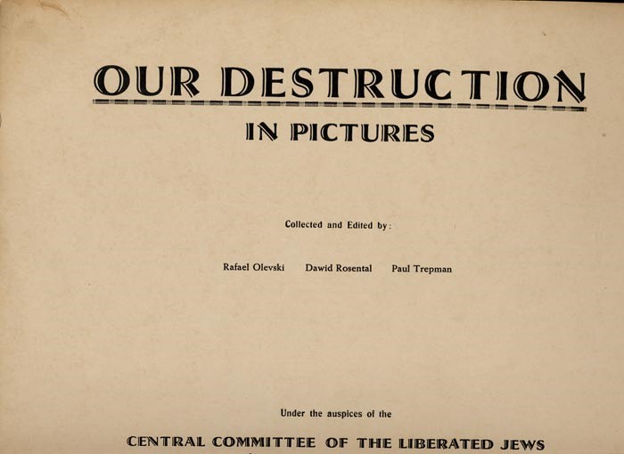 Book published by the Central Committee of the Liberated Jews 1946