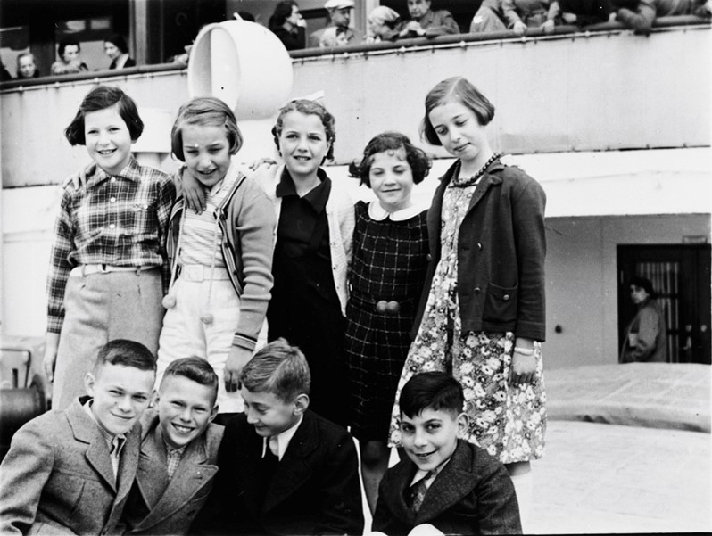 Children on board SS St. Louis