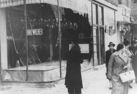 Jewish shops ransacked