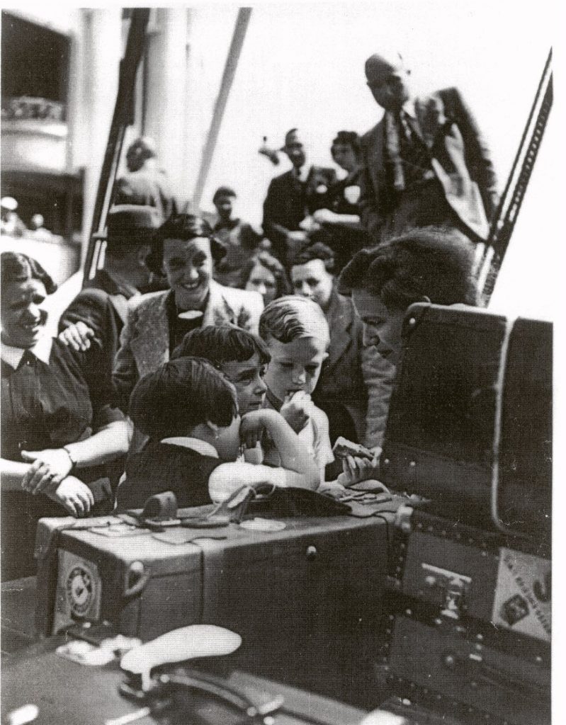 Children on board the SS St. Louis