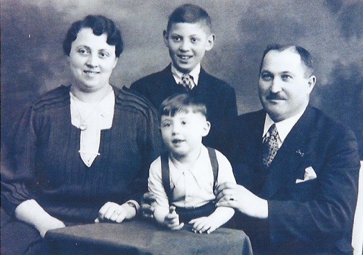 Hilda and Leo Judas with their sons Joseph and Manfred, seated.