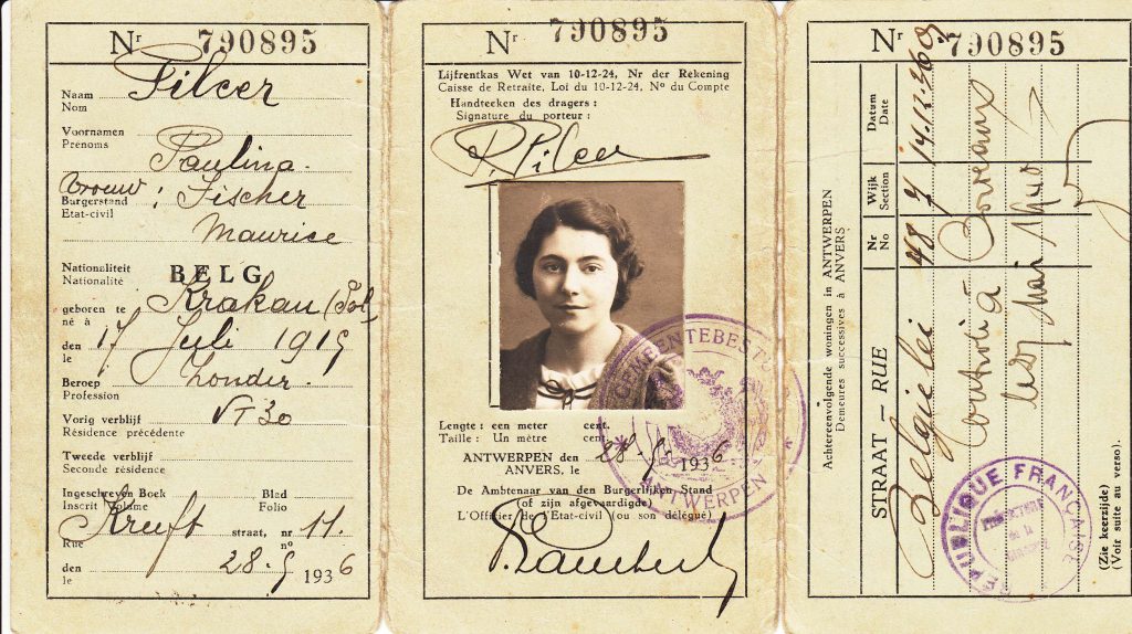 Claire's mother's passport, Pauline Fischer